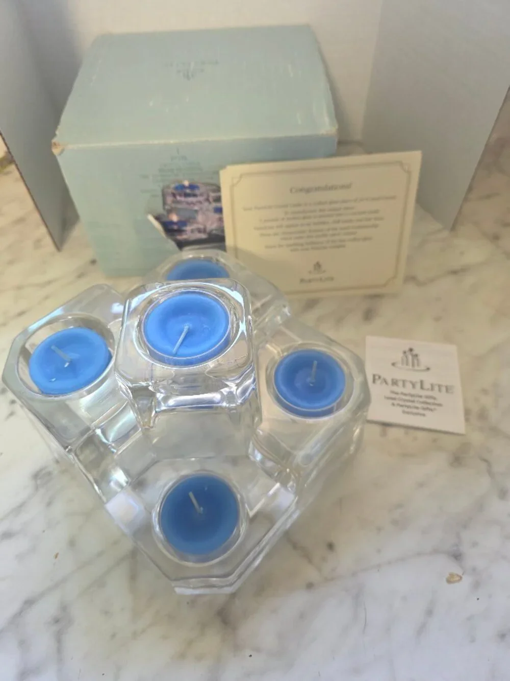 Crystal Castle Tealight holder by PartyLite - Picture 4 of 7